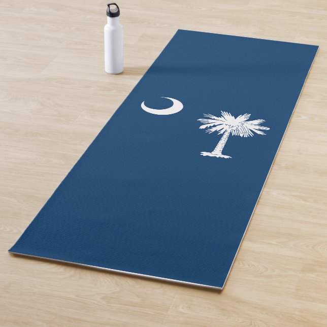 Dynamic South Carolina State Flag Graphic Yogamatte (Beispiel)