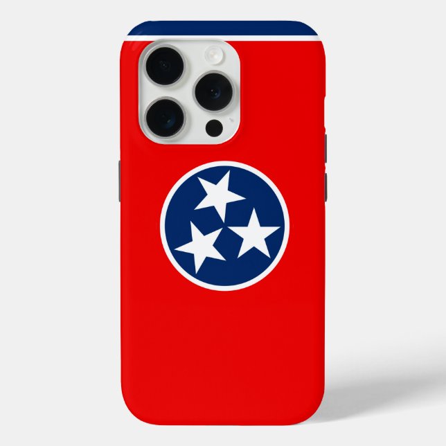 Dynamic Tennessee State Flag Graphic on a Case-Mate iPhone Hülle (Rückseite)