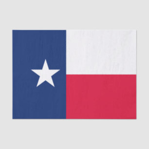 Dynamic Texas State Flag Graphic on a Seidenpapier