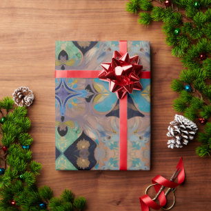 Dynamik symmetrischer Fantasiekunst Geschenkpapier