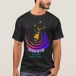 Dynamisch und lebendig Badminton T-Shirt