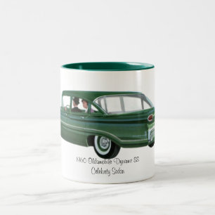 Dynamische 88 Berühmtensedan-Tasse Zweifarbige Tasse