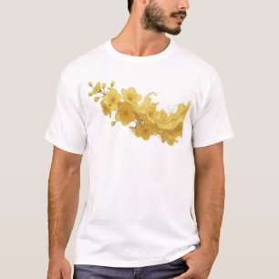 Dynamische ABSTRACT FLOWER Style Aussage T-Shirt