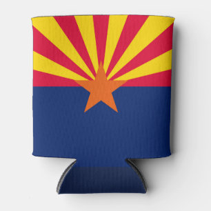 Dynamische Arizona-Staats-Flaggen-Grafik auf a Dosenkühler