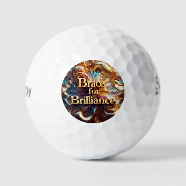 "Dynamische Ausdrücke" Golfball (Vorderseite)