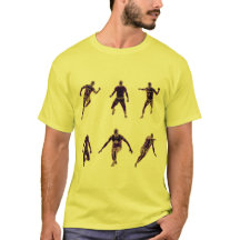 Dynamische Basketball-Player-Silhouetten