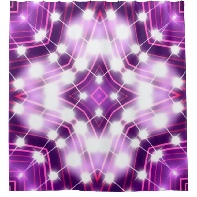 Dynamische Bodenbeleuchtung Duschvorhang (Vorderseite)