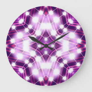 Dynamische Bodenbeleuchtung Große Wanduhr