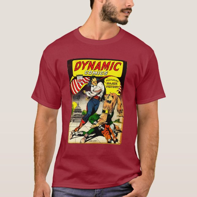 Dynamische Comicen #1 Hauptsieg des Goldenen Zeita T-Shirt (Vorderseite)