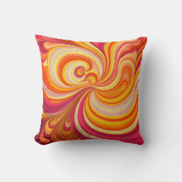 Dynamische "dynamische Swirl" Abstrakte Kunst Kissen