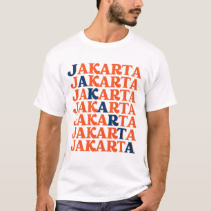 dynamische Energie von Jakarta, Indonesien T-Shirt