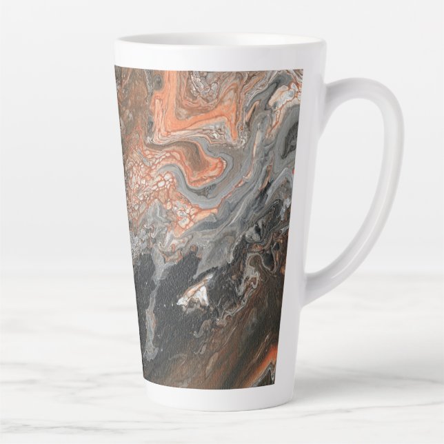 Dynamische Erdtöne und Wirbel Milchtasse (Rechts)