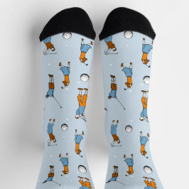 Dynamische Golfer- und Golfbälle Socken