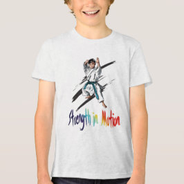 "Dynamische Kraft in jeder Bewegung" Tri-Blend Shirt