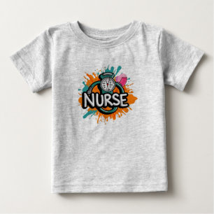 Dynamische Krankenschwestern: Der Herzschlag der G Baby T-shirt
