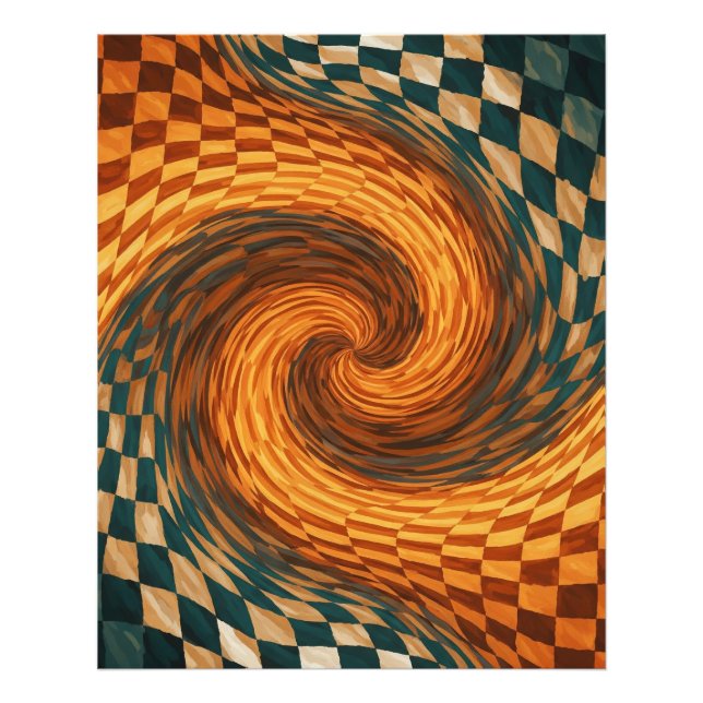 Dynamische optische Illusion Fotodruck (Vorne)