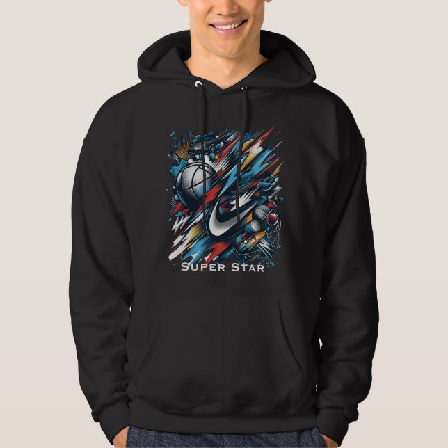 Dynamische Sportleidenschaft Hoodie-Bold, Aktion Hoodie (Vorderseite)