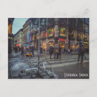 Dynamische Straßenansicht von Stockholm, Schweden