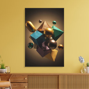 Dynamische Symmetrie Leinwanddruck