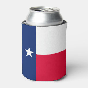 Dynamische Texas-Staats-Flaggen-Grafik auf a Dosenkühler