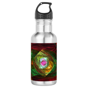 Dynamische Verbindungen Abstrakt Art Flasche Trinkflasche