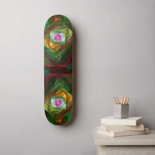 Dynamische Verbindungen Abstrakte Art Skateboard
