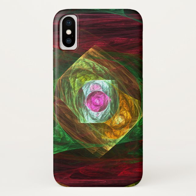 Dynamische Verbindungen Abstrakte Kunst Case-Mate iPhone Hülle (Rückseite)