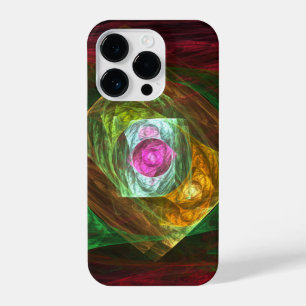 Dynamische Verbindungen Abstrakte Kunst iPhone 14 Pro Hülle