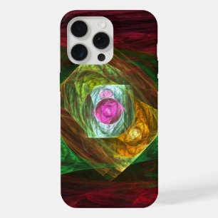 Dynamische Verbindungen Abstrakte Kunst iPhone 15 Pro Max Hülle