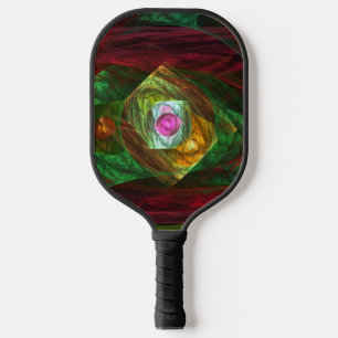 Dynamische Verbindungen Abstrakte Kunst Pickleball Schläger