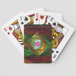 Dynamische Verbindungen Abstrakte Kunst Spielkarten