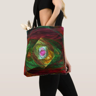Dynamische Verbindungen Abstrakte Kunst Tasche