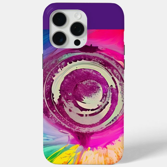 Dynamischer Abstrakter Swirl iPhone 15 Pro Max Fal Case-Mate iPhone Hülle (Rückseite)