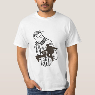 Dynamischer angesagt-Hopfendarsteller T-Shirt