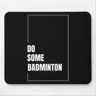 Dynamischer Badminton-Shuttle-Schläger-Sportspiel- Mousepad