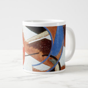 Dynamischer Bau, 1919 (Öl auf Leinwand) Jumbo-Tasse