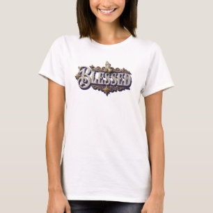 Dynamischer BLESSED Modeprint T-Shirt