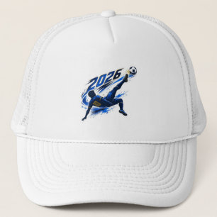 Dynamischer Fußballspieler 2026 Grafik-Trucker-Hut Truckerkappe