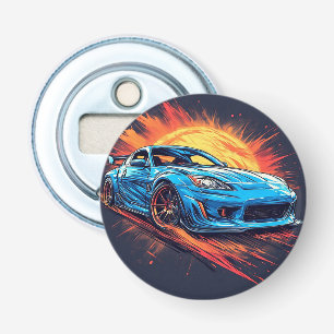 Dynamischer Sportwagen Flaschenöffner