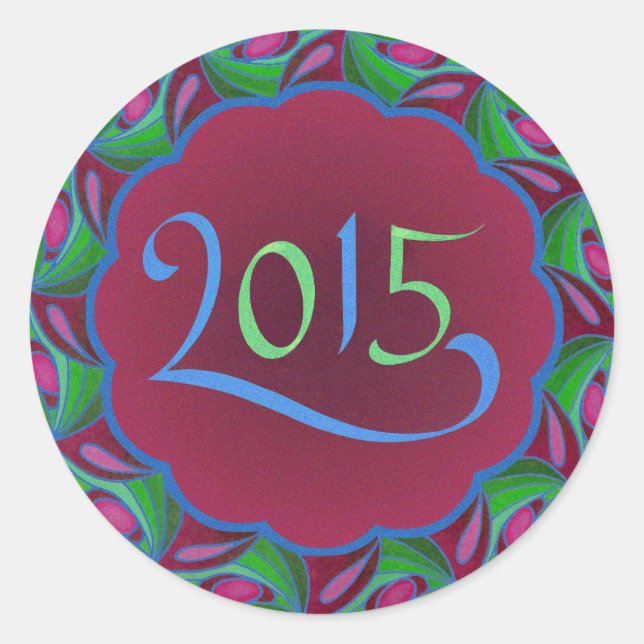 Dynamischer Sticker 2015 (Vorderseite)