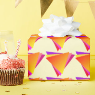 Dynamisches Dreieck-Muster Geschenkpapier