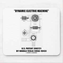 Dynamisches elektrisches Maschine US-Patent 390721 Mousepad