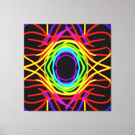 Dynamisches Farbmuster Leinwanddruck