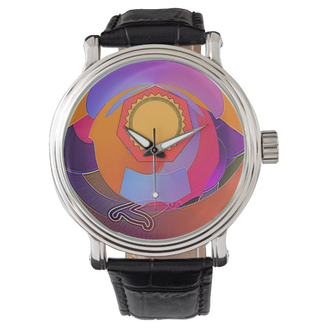 Dynamisches Geo Herren  Armbanduhr (Vorderseite)