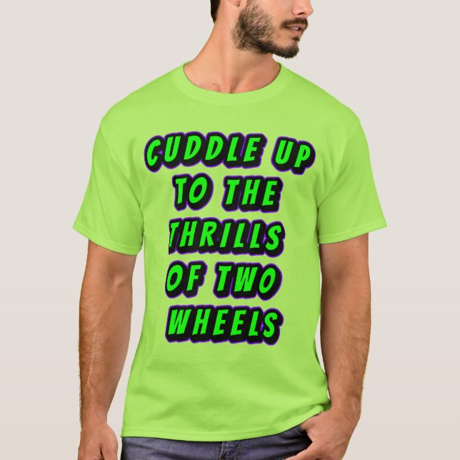Dynamisches Motivierend Textdesign T-Shirt (Vorderseite)