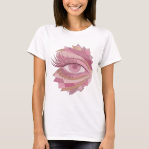 Dynamisches Silber ABSTRACT ART Design T-Shirt