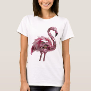 Dynamisches Silber ABSTRACT ART Statement Design v T-Shirt