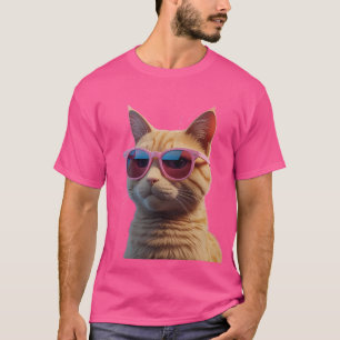 Dynamisches T-Shirt für Orange Cat