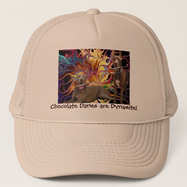 Dynamit-Däne-Kappe Truckerkappe (Vorderseite)