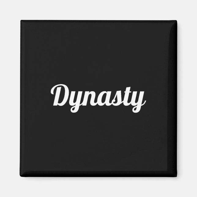Dynastie coole Basketball-Baseball Magnet (Vorne)